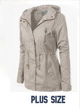 Load image into Gallery viewer, Plus Size Women's Utility Jacket
