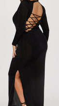 Load image into Gallery viewer, Plus Size- Laced Up Maxi Dress
