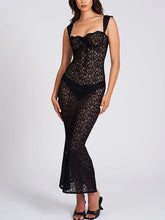 Load image into Gallery viewer, Women Long Bodycon Lace Dress
