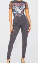 Load image into Gallery viewer, Rock and Roll Rhinestone Jumpsuit -
