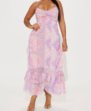 Load image into Gallery viewer, Paisley Chiffon Midi Dress
