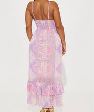 Load image into Gallery viewer, Paisley Chiffon Midi Dress
