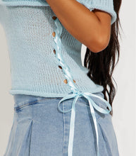 Load image into Gallery viewer, Girlie Baby Blue Ballet Sweater
