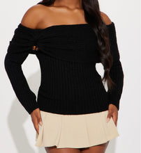 Load image into Gallery viewer, Plus Size -Cold Off The Shoulder Sweater
