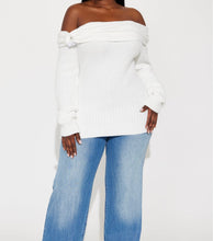 Load image into Gallery viewer, Plus Size -Cold Off The Shoulder Sweater
