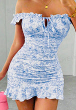 Load image into Gallery viewer, Summer Blues Mini Dress
