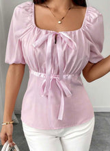 Load image into Gallery viewer, Springs Bow Tie Blouse
