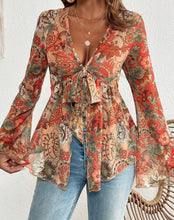 Load image into Gallery viewer, Summer Breeze Vibes Paisley Blouse
