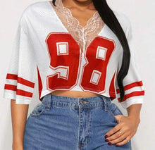 Load image into Gallery viewer, Game Day Crop Top

