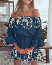 Load image into Gallery viewer, Summer's Off The Shoulder Playful Dress
