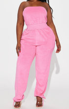 Load image into Gallery viewer, Just A Girl's Terry Cloth Jumpsuit
