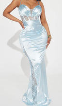 Load image into Gallery viewer, Feeling Icy Blue Glamour Dress
