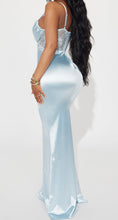 Load image into Gallery viewer, Feeling Icy Blue Glamour Dress
