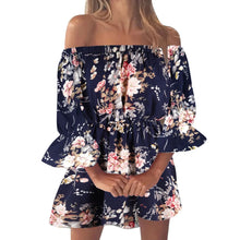 Load image into Gallery viewer, Summer's Off The Shoulder Playful Dress

