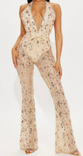 Load image into Gallery viewer, Shimmer in Gold Jumpsuit
