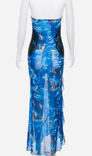 Load image into Gallery viewer, Women's Blue-Ocean Mesh Dress
