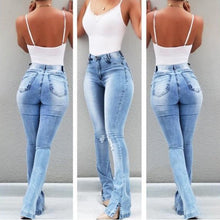 Load image into Gallery viewer, Women's Denim Blue Jeans
